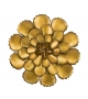 Pannello in ferro fiore goldy -a- cm Ø 64x5,5