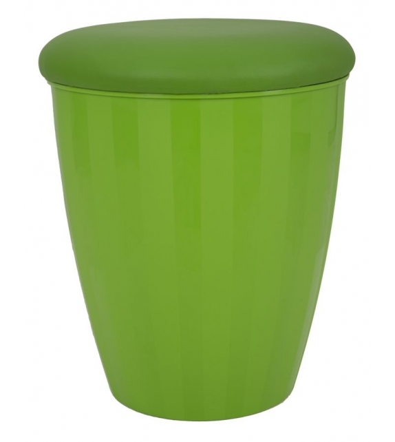 Sgabello contenitore easy verde cm Ø 38x45 (misura interna cm Ø 36x41)