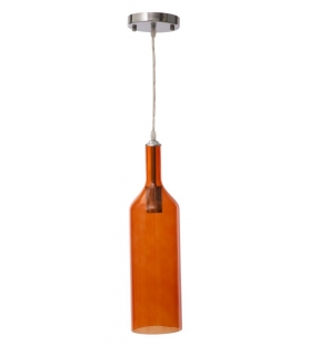 Paralume da soffitto bottle arancione cm Ø 11x43