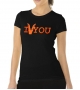 T-shirt Altamoda nero arancione fluo